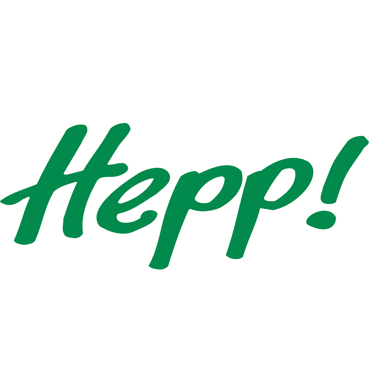 Hepp Logo Schriftzug, Quadratisch