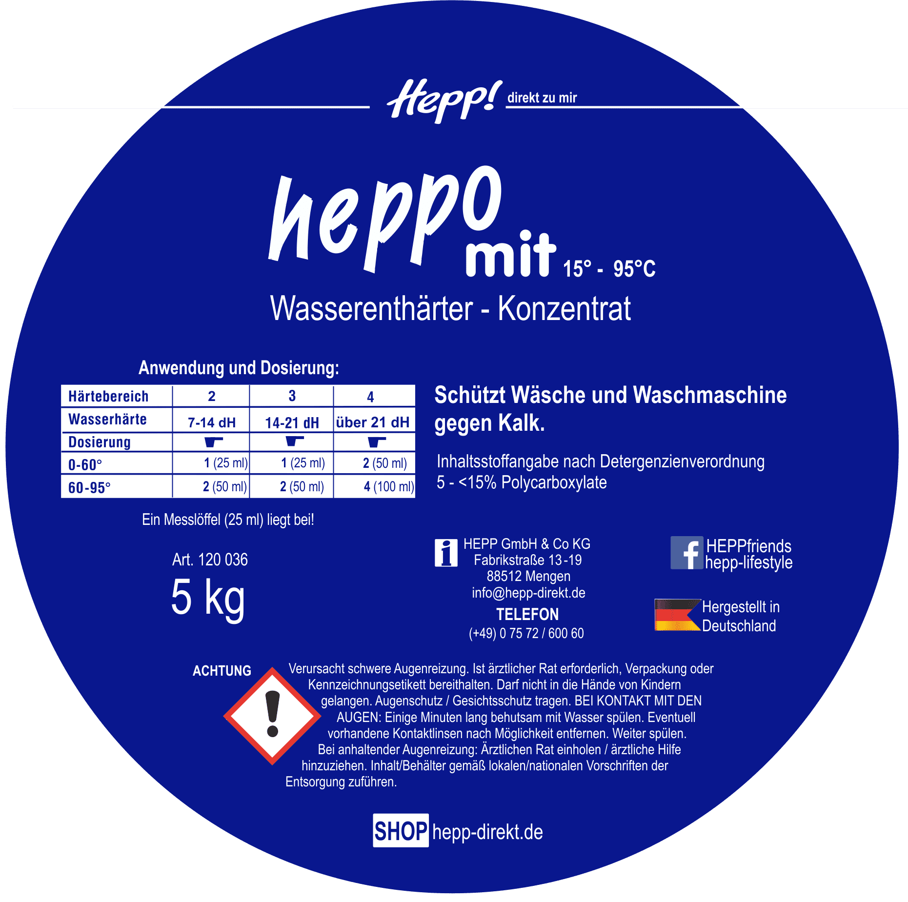 Wasserenthärter Heppo-Mit