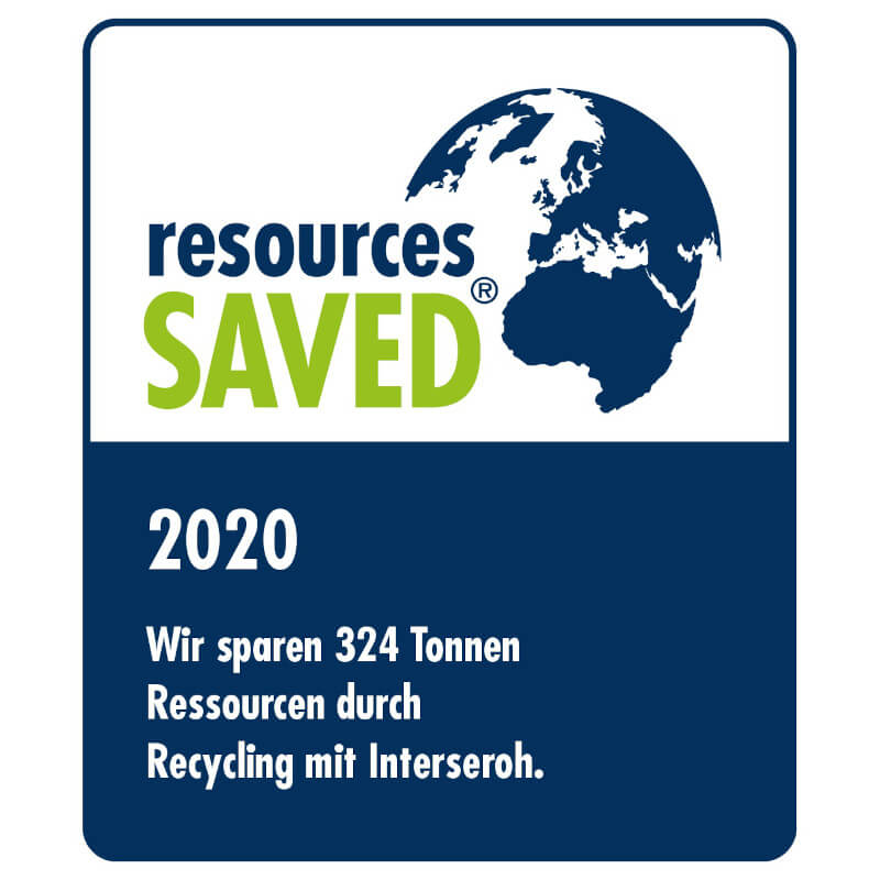 Ressources Saved, Wir sparen 324 Tonnen Ressourcen