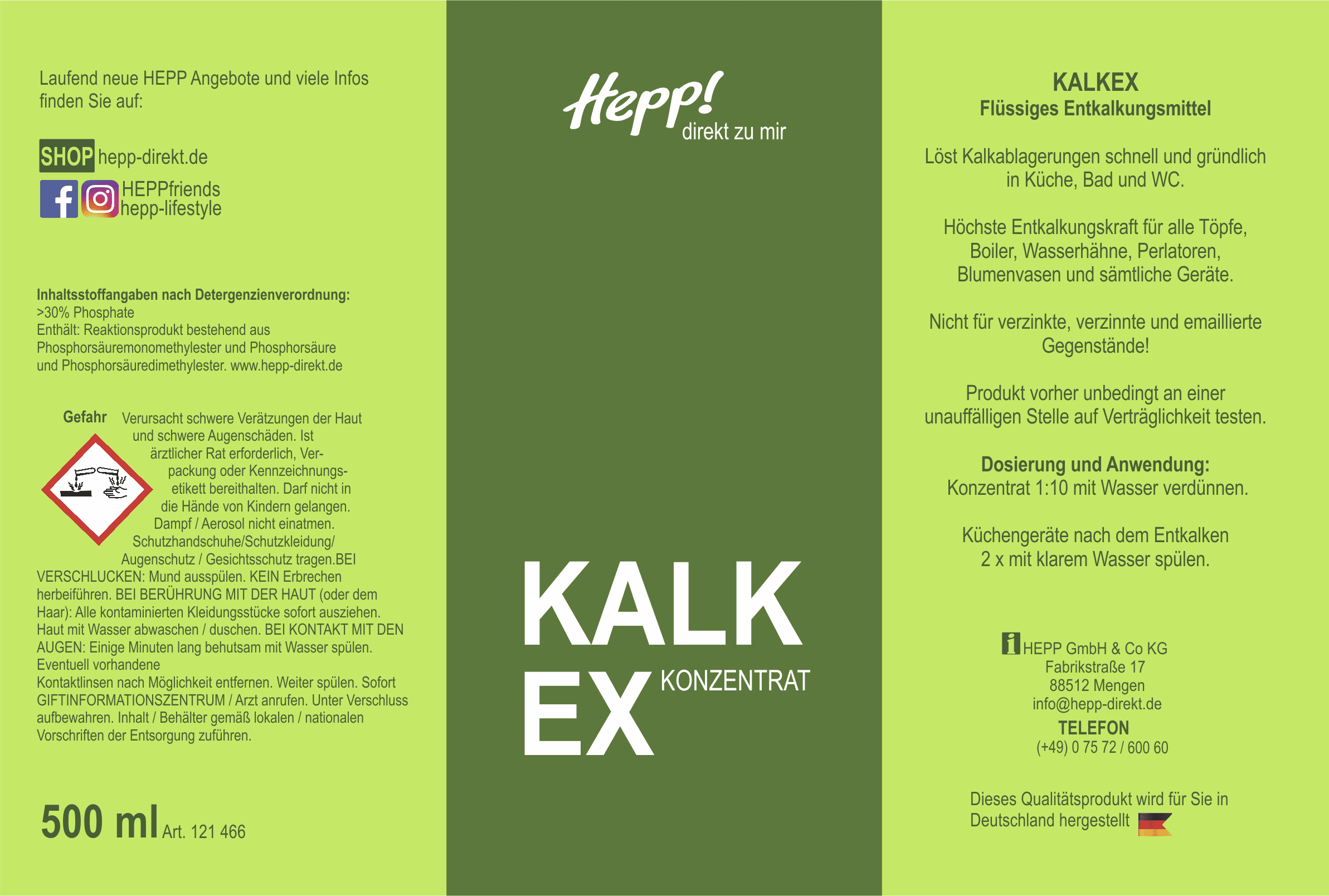 Kalkex (3Liter)