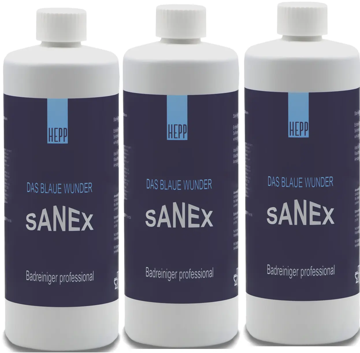 Badreiniger Sanex professional (3x1Liter)